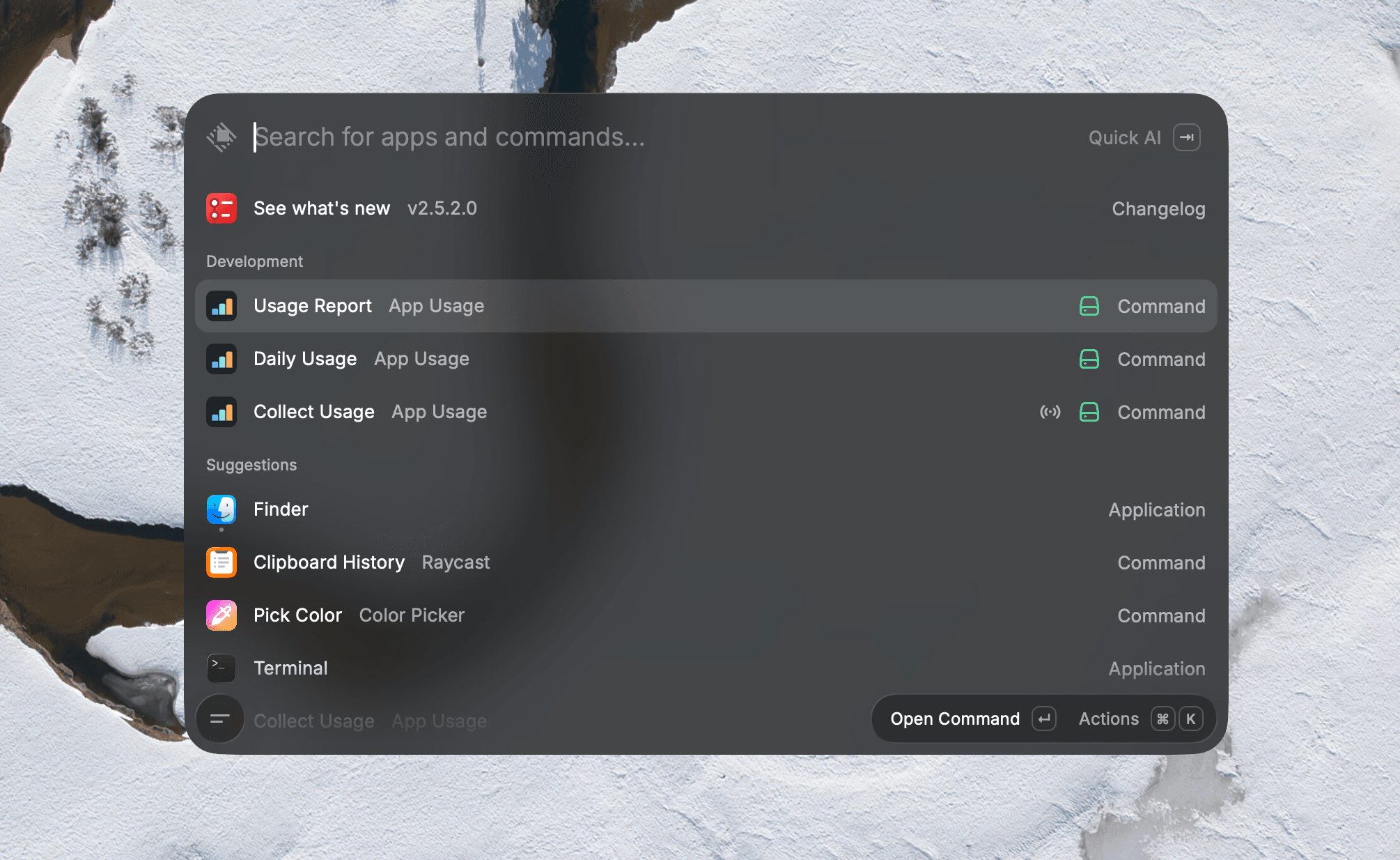 App Usage screenshot