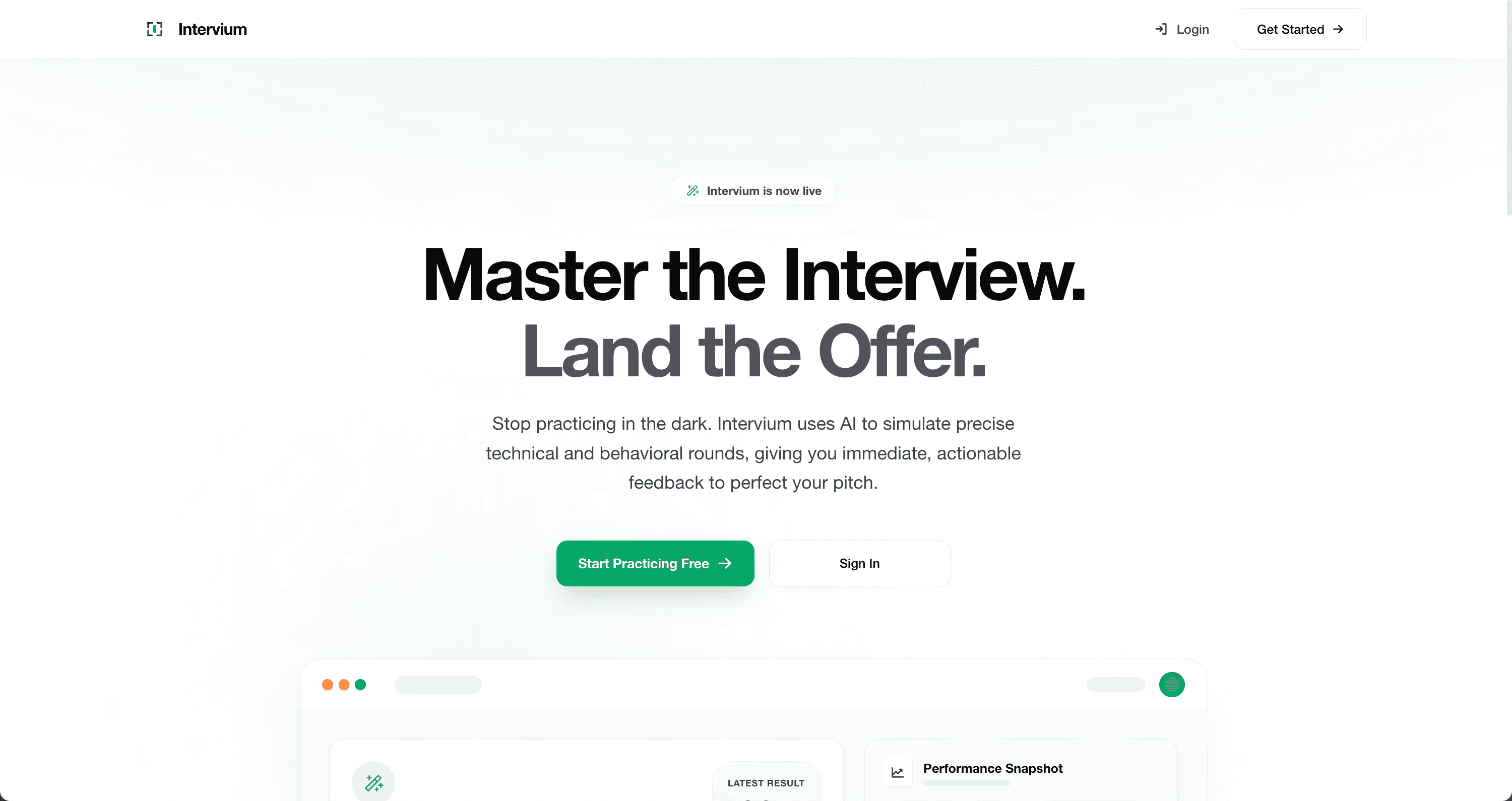 Intervium screenshot